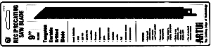 (image for) Recip Blade 4" Tung/Carbide