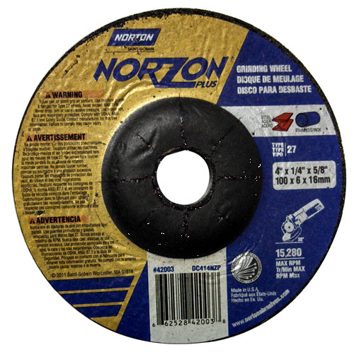 (image for) Grinding Disc 4x1/4x5/8"