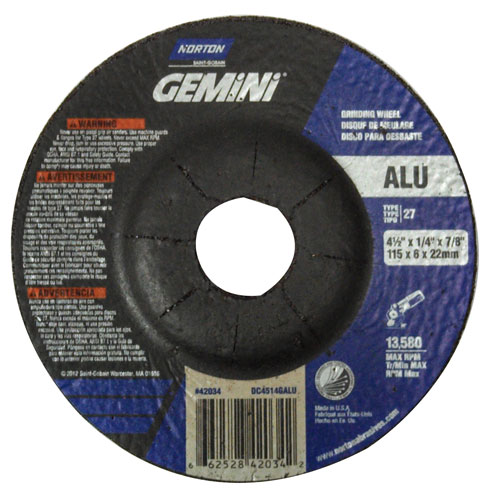 (image for) Grinding Disc 4.5x1/4x7/8 Alum