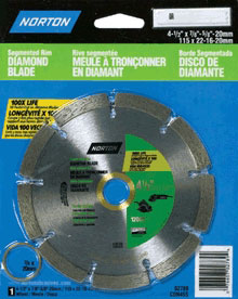 (image for) Blade 4.5" Diamond Seg Rim