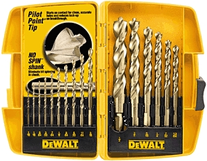 (image for) Drill Bit Set 16-Pc Pilot Pt