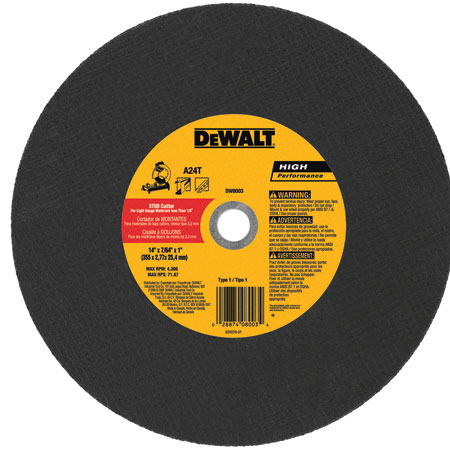 (image for) Circular Saw Blades: Chop Saw & Specialty