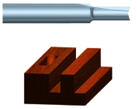 (image for) Router Bit 1/8" Straight Hss