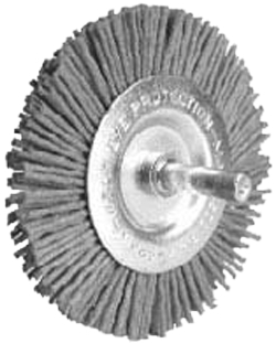 (image for) Radial Brush 4" Nylon Fine