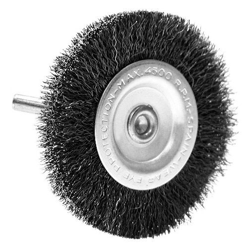 (image for) Radial Brush 4" Coarse Crimped