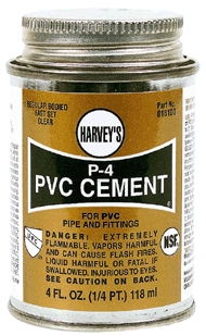 (image for) Solvents: Cements, Pipe, Pvc, Cpvc