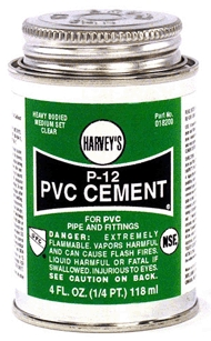 (image for) Solvents: Cements, Pipe, Pvc, Cpvc