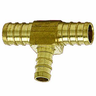(image for) Tee Pex 1/2x3/8x3/8 Brass