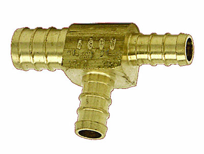 (image for) Tee Pex 1/2x1/2x3/8 Brass