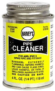 (image for) Solvents: Cleaners, Primers, Pipe, Pvc, Cpvc