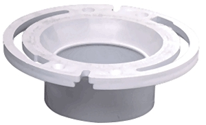 (image for) Flange 3"or 4"adj Pvc