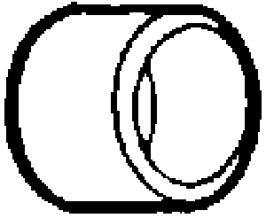 (image for) Coupling 6" Pvc-Dwv Sch-40