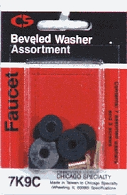 (image for) Faucet Washer Asmt 23-Pc Bevel