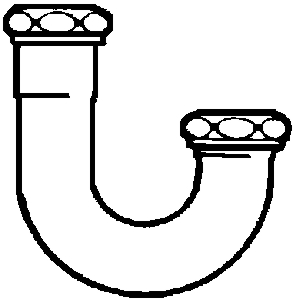 (image for) J-Bend 1-1/2" Tubular Brass Cd
