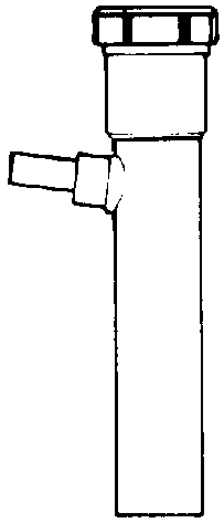 (image for) Branch Tailpiece 1-1/2x8"sj.