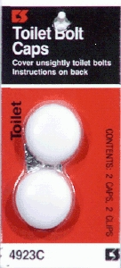 (image for) Bolt Caps Round White Plastic