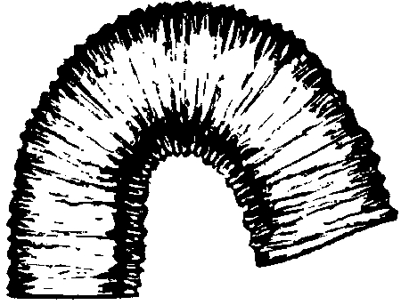 (image for) Dryer Duct 4"x8' Flex Alum