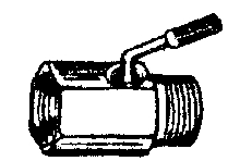 (image for) Shower Arm Flo Adjuster Brass