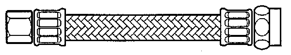 (image for) Supply Line Ss 3/8ftx1/2ipx16"