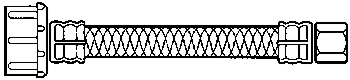 (image for) Supply Line Pl Wtr 3/8x7/8x9"