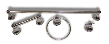 (image for) Bath Set 4-Pc Chrome