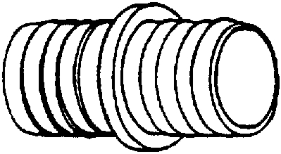 (image for) Hose Barb Pls 1/8x1/8" Bag