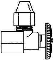 (image for) Valve 1/2nomx3/8od Angle