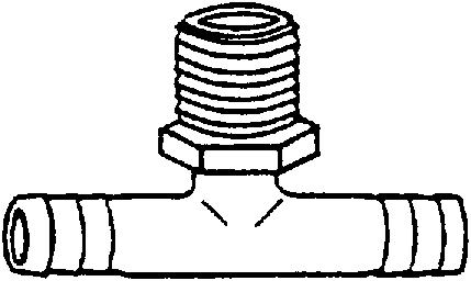 (image for) Fittings: Tees, Adapter, Hose Barb, Plastic