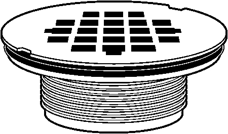 (image for) Drain 4.50"qck Clk Shower