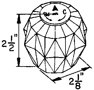 (image for) Crystal Delta #2391 W/Buttn Cd