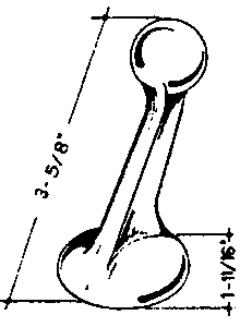 (image for) Handle Metal Short Delta #90