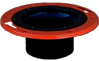 (image for) Flange 4"hub Closet W/Ring Abs