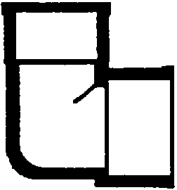 (image for) Fittings: Elbows, 90 Deg, Reducer, Pvc, Sch40