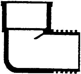 (image for) Street Ell Sxmpt 3/4" 90 Pvc40