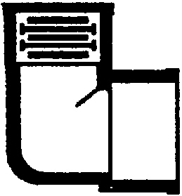 (image for) Fittings: Elbows, 90 Deg, Reducer, Pvc, Sch40