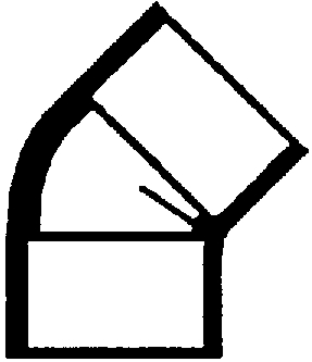 (image for) Fittings: Elbows, 45 Deg, Pvc, Sch 40