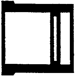 (image for) Bushing 1x1/2"spxs Pvc-40