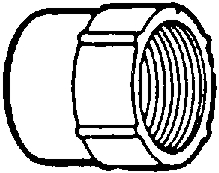(image for) Adapter F 1-1/2"pvc-Dwv