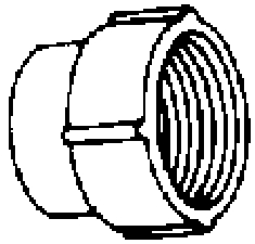 (image for) Adapter C/Out 1-1/2" Pvc-Dwv
