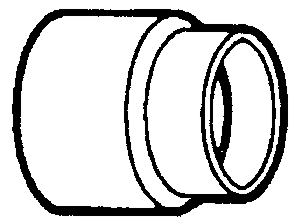 (image for) Coupling 6" Pvc-Sdrx4" Pvc-Dwv