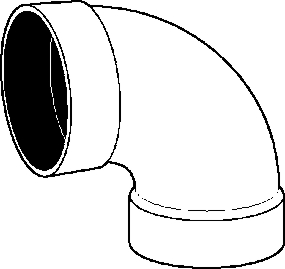 (image for) Fittings: Elbows, 90 Deg, Sewer, Pvc, Sdr-35