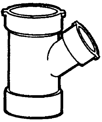 (image for) Wye 6x4" Pvc-Sdr