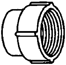 (image for) Fittings: Adapters, Female, Sewer, Pvc, Sdr35
