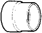 (image for) Coupling 4"sdrx3" Pvc-Dwv