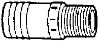 (image for) Adapter M Poly 3/4x1/2 Insert