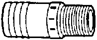(image for) Fittings: Adapters, Male, Insert, Poly Pipe