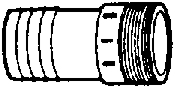 (image for) Fittings: Male Adapters, Insert, Galvanized