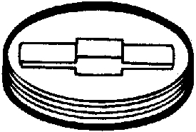 (image for) Plug 3" Pvc-Dwv Flush Threaded