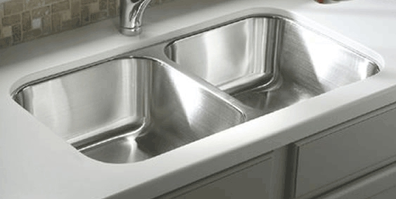 (image for) Sink Kitchen 2-Bowl Ss Rimless