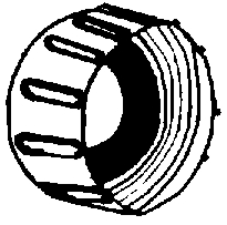 (image for) Hose Cap 3/4"pvc Thread